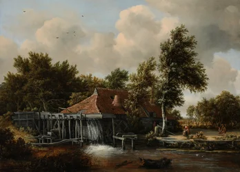 Eine Wassermühle